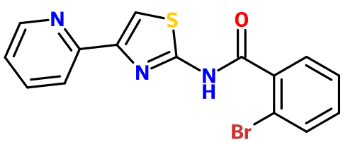 (image for) MC010313 2-Bromo-N-[4-(2-pyridinyl)-1,3-thiazol-2-yl]benzamide